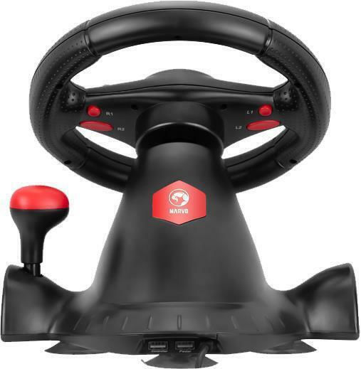 Marvo Scorpion GT-903 Τιμονιέρα με Πετάλια για XBOX One / XBOX 360 / Switch / PS4 / PS3 / PC με 180° Περιστροφής