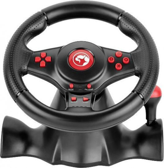 Marvo Scorpion GT-903 Τιμονιέρα με Πετάλια για XBOX One / XBOX 360 / Switch / PS4 / PS3 / PC με 180° Περιστροφής