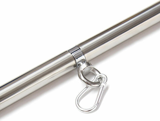 Dream Love Ohmama Fetish Detachable Spreader Metal Bar Immobilization Bar in Silver Color