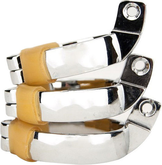 Loving Joy Impound Gladiator Peniskäfig in Silber Farbe