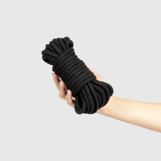Secretplay BDSM Playing Kinky Σχοινί Δεσίματος Black Bondage Rope σε Μαύρο Χρώμα