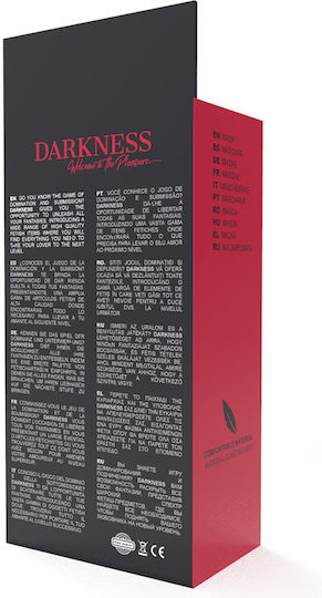 Darkness Soft Blind Mask Mască BDSM în Culoare Roșu