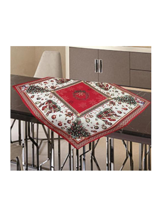 Linea Home Set Χριστουγεννιάτικα Măsuțe Textile Roșu 5buc