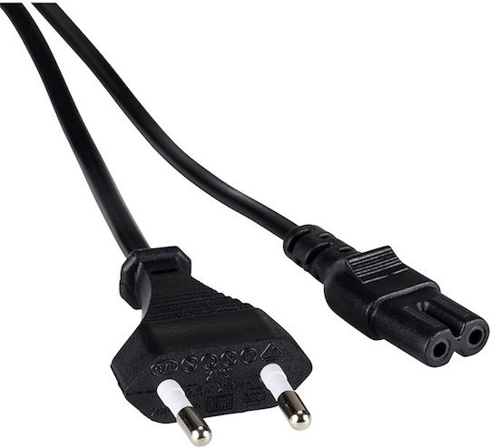 Bridge Cable Euro - IEC C7 Cable 1.5m Μαύρο 31278