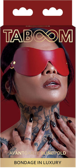 Taboom Avantgarde Blindfold Mască BDSM Red