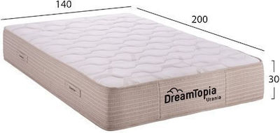 HomeMarkt Dreamtopia Urania Spring Διπλό Ανατομικό Στρώμα 140x200x30cm με Ανεξάρτητα Ελατήρια