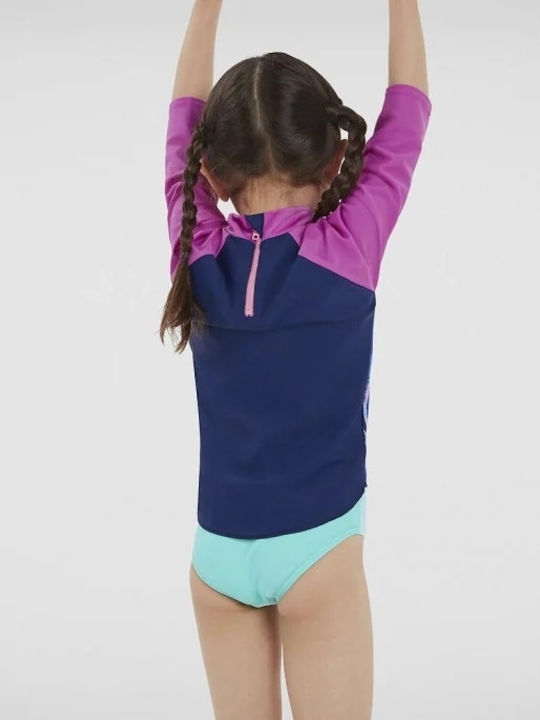 Speedo Детски Бански Блуза Фуксия