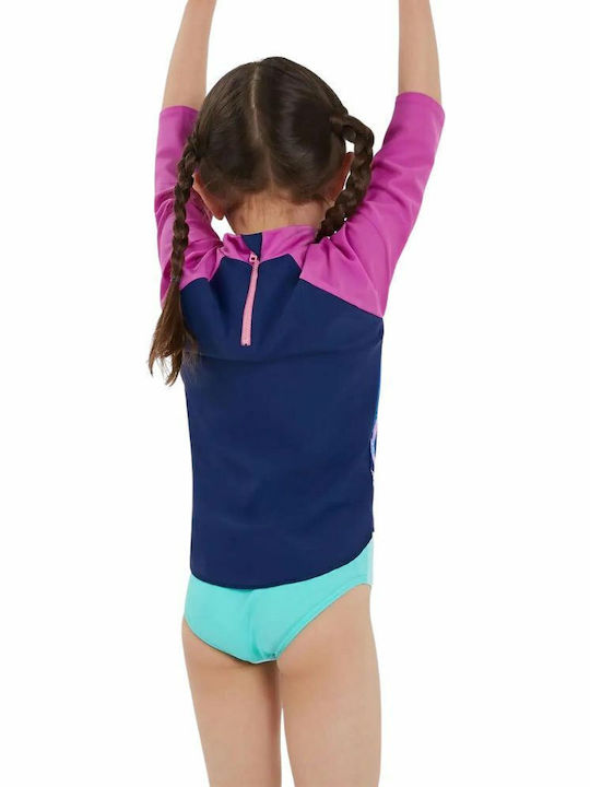 Speedo Детски Бански Блуза Фуксия