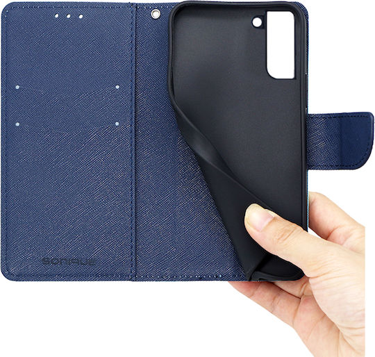 Sonique Trend Brieftasche Synthetisches Leder Veraman / Dark Blue (Galaxy S22 5G)