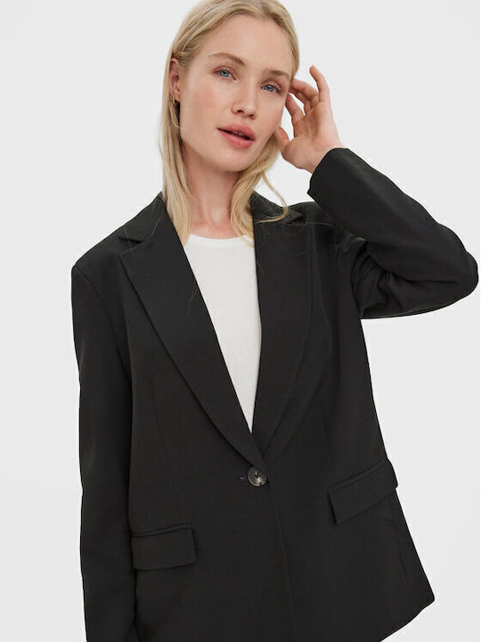 Vero Moda Γυναικείο Σακάκι Μαύρο