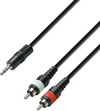 Bridge Cable Cablu Audio 3,5 mm Male - RCA De Sex Masculin Negru 1,5 m TYC-028