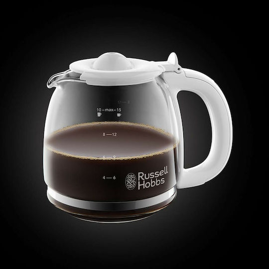 Russell Hobbs Programabilă Mașină de cafea cu filtru 1100W Alb
