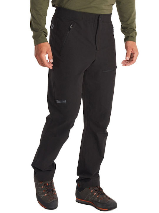 Marmot Softshell Scree Ανδρικό Μακρύ Παντελόνι Πεζοπορίας Μαύρο