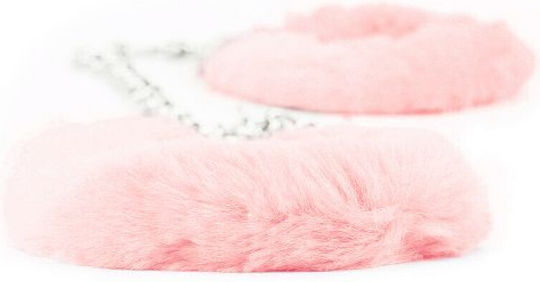 Lovetoy Pink Fluffy Leg Cuffs Handschellen in Rosa Farbe