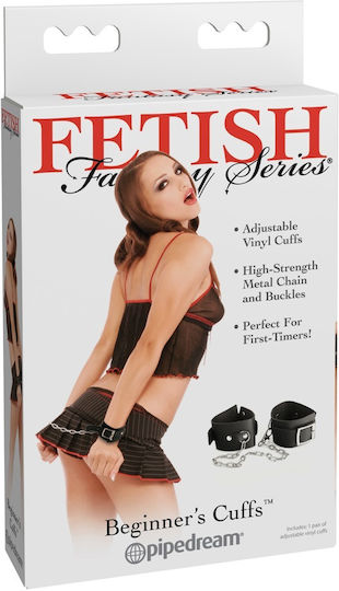 Pipedream Fetish Fantasy Series Beginner's Cuffs Χειροπέδες Black