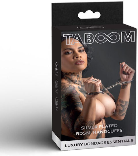 Taboom Plated Handcuffs Cătușe în Culoare Argintiu