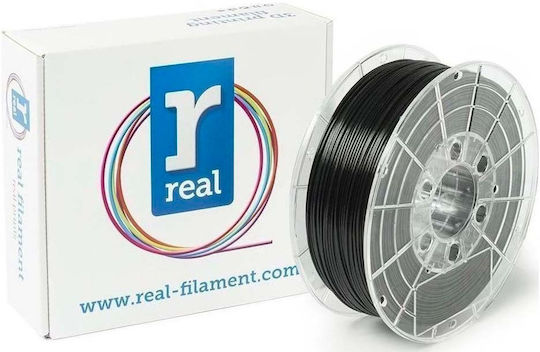 Real Filament PETG 3D Drucker Filament 1.75mm Schwarz 0,5kg 1 Stück (Spule)