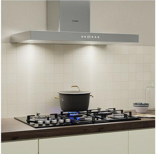 Hyundai Chimney Vent Hood 90cm Inox