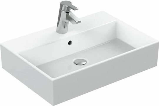 Ideal Standard Strada Επιτοίχιος Κρεμαστός Νιπτήρας Πορσελάνης 60x42x14.5cm Λευκός