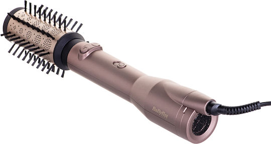 Babyliss Big Hair Dual Ceramic Electric Brush with Air & Rotating Head for Straightening and Curls 650W
