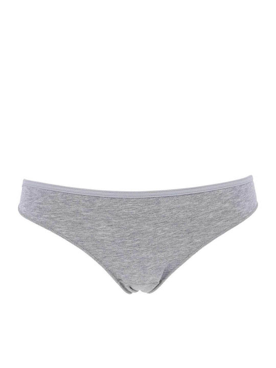 Essentials Smart Βαμβακερά Γυναικεία Brazil 2Pack με Δαντέλα Grey/Navy