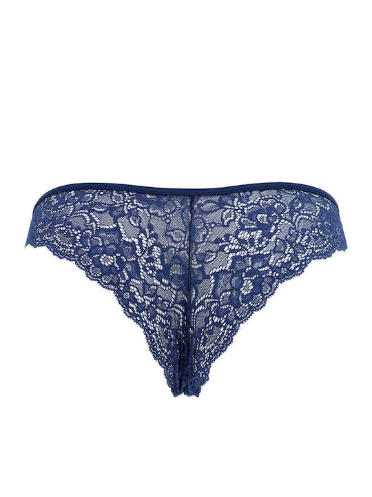 Essentials Smart Βαμβακερά Γυναικεία Brazil 2Pack με Δαντέλα Grey/Navy