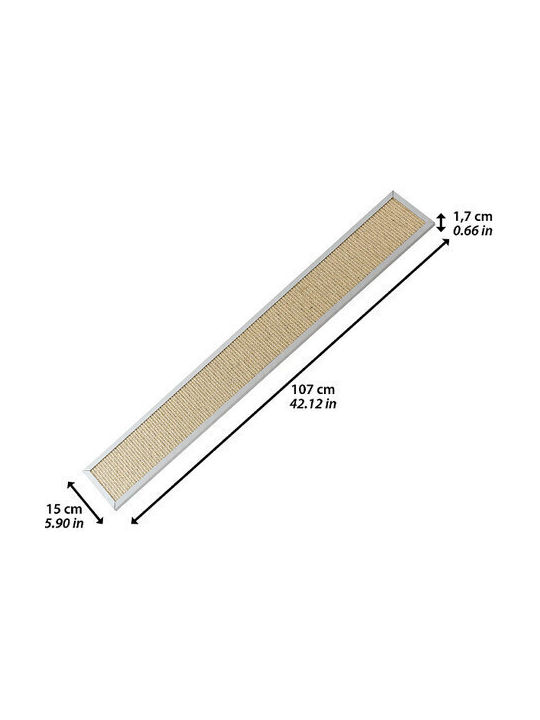 Ferplast Ονυχοδρόμιο Σανίδα Μπεζ Επιτοίχιο 15x15x107εκ.