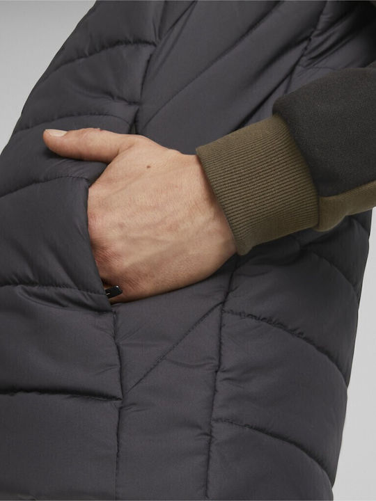 Essentials Sleeveless Jacket Puffer Waterproof and Windproof Black