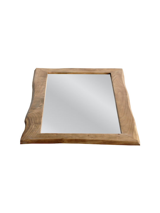 ArteLibre Chatillon Wall Mirror with Black Wooden Frame 80x140cm 1pcs