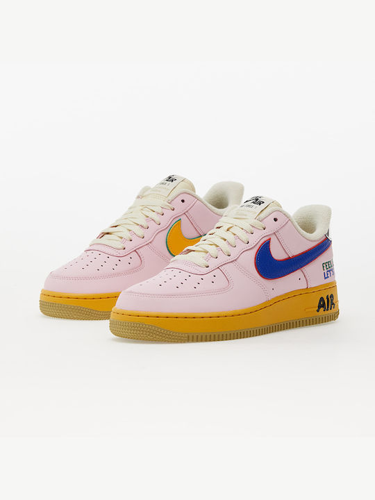 Nike Air Force 1 '07 Ανδρικά Sneakers Pink / Tan / Orange / Blue
