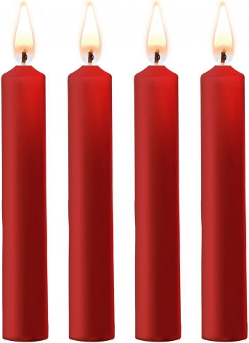 Shots Ouch! Parafin Teasing Wax Candles 4-pack 4buc