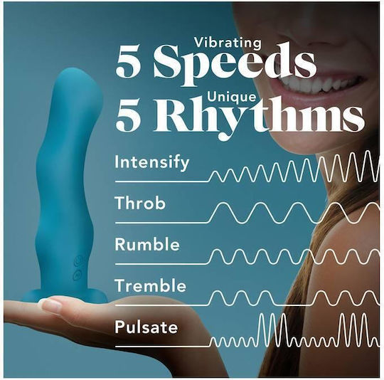 Blush Impressions Miami Klassisch Vibrator 25cm Teal