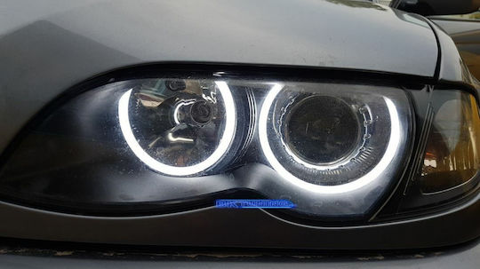 Car Headlight Angel Eye Ring 12V BMW E46 White Color