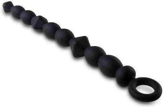 Blush Anal Adventures Platinum Anal Beads Black