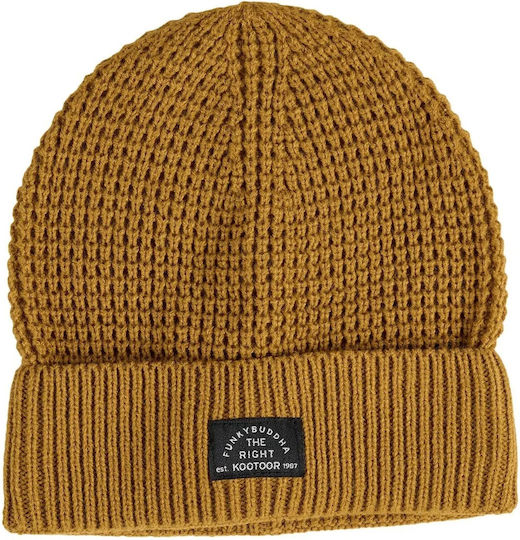 Beanie Masculin Căciulă Tricotat Muștar