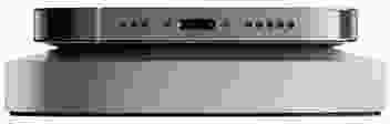 Nomad Stainless Steel MagSafe Mount Βάση Φόρτισης MagSafe σε Ασημί χρώμα