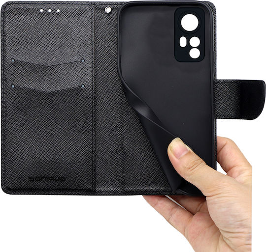 Sonique Trend Brieftasche Synthetisches Leder Schwarz (Xiaomi 12 Pro)