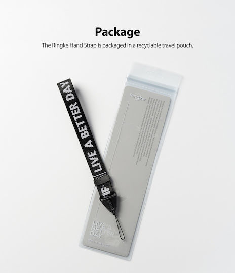 Ringke Neck Strap for Mobile Black
