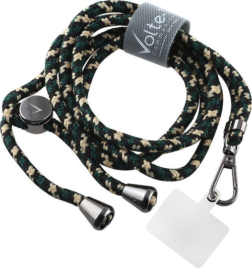 Volte-Tel Neck Strap Nackenriemen Πράσινο με Ρίγες
