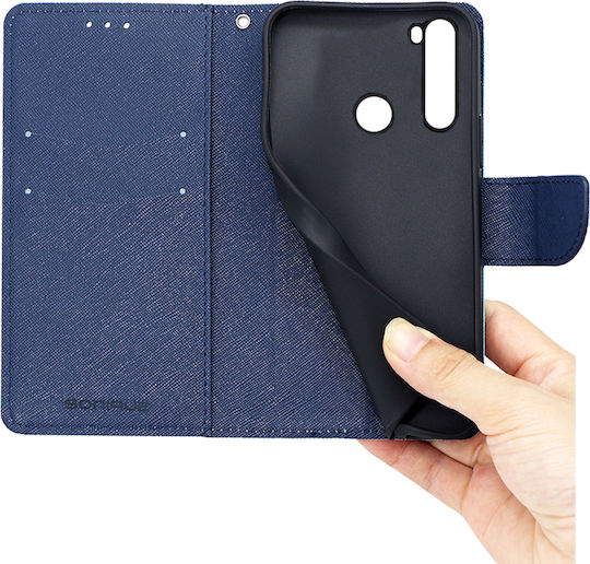 Sonique Trend Wallet Synthetic Leather Ciel / Dark Blue (Redmi Note 8 2021)