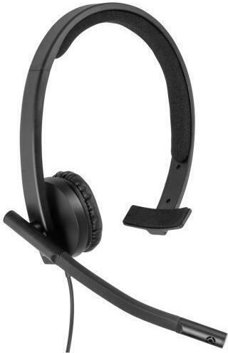Logitech H570e Mono На ушите Мултимедийни слушалки с микрофон и връзка USB-A в Черен цвят