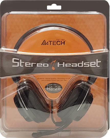 A4Tech HS-28 Over Ear Multimedia Headphone with Microphone 3.5mm Jack