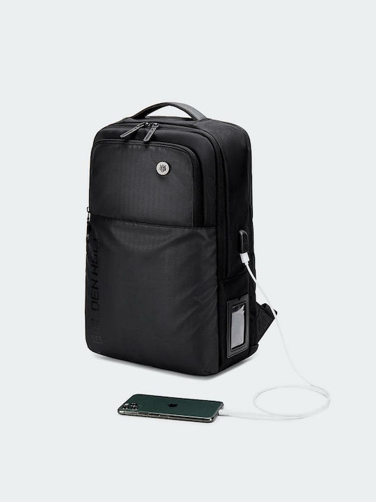 Arctic Hunter Golden Wolf GB00399 Wasserdicht Tasche Rucksack für Laptop 15.6" in Schwarz Farbe