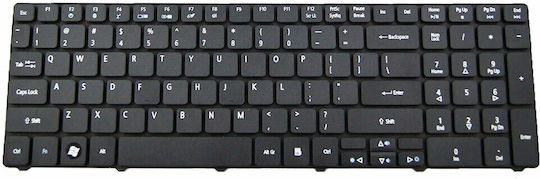 Laptop Keyboard for Aspire 5734Z-4725 without Frame and English (US) Layout in Black Color KEY-074