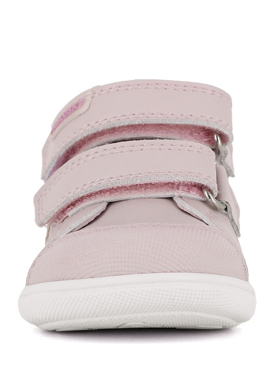 Kids Boots with Velcro Pink