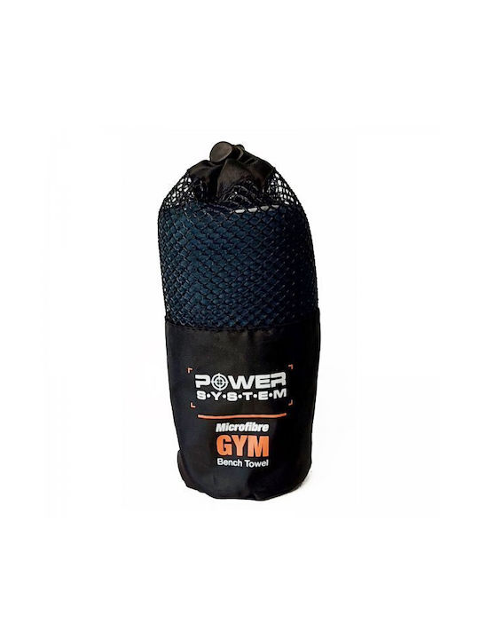 Power System Yoga Gym Towel Microfiber Blue 100x50cm
