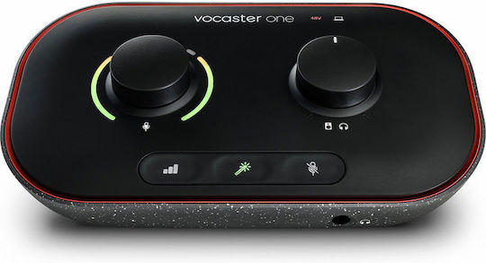 Focusrite Vocaster One Studio Εξωτερική Επαγγελματική Κάρτα Ήχου με Σύνδεση USB