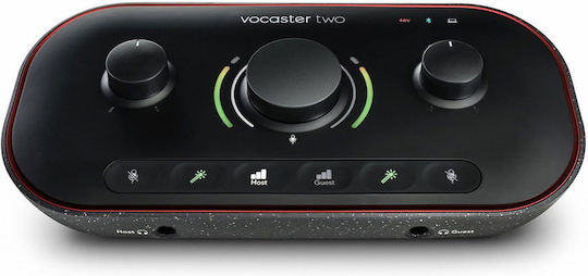 Focusrite Vocaster Two Studio Εξωτερική Επαγγελματική Κάρτα Ήχου με Σύνδεση USB