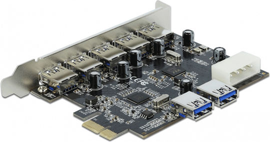 DeLock Κάρτα PCIe σε 7 θύρες USB 3.0