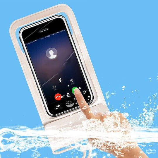 Hurtel Waterproof Phone Case Водоустойчив калъф до 6.6" Розов